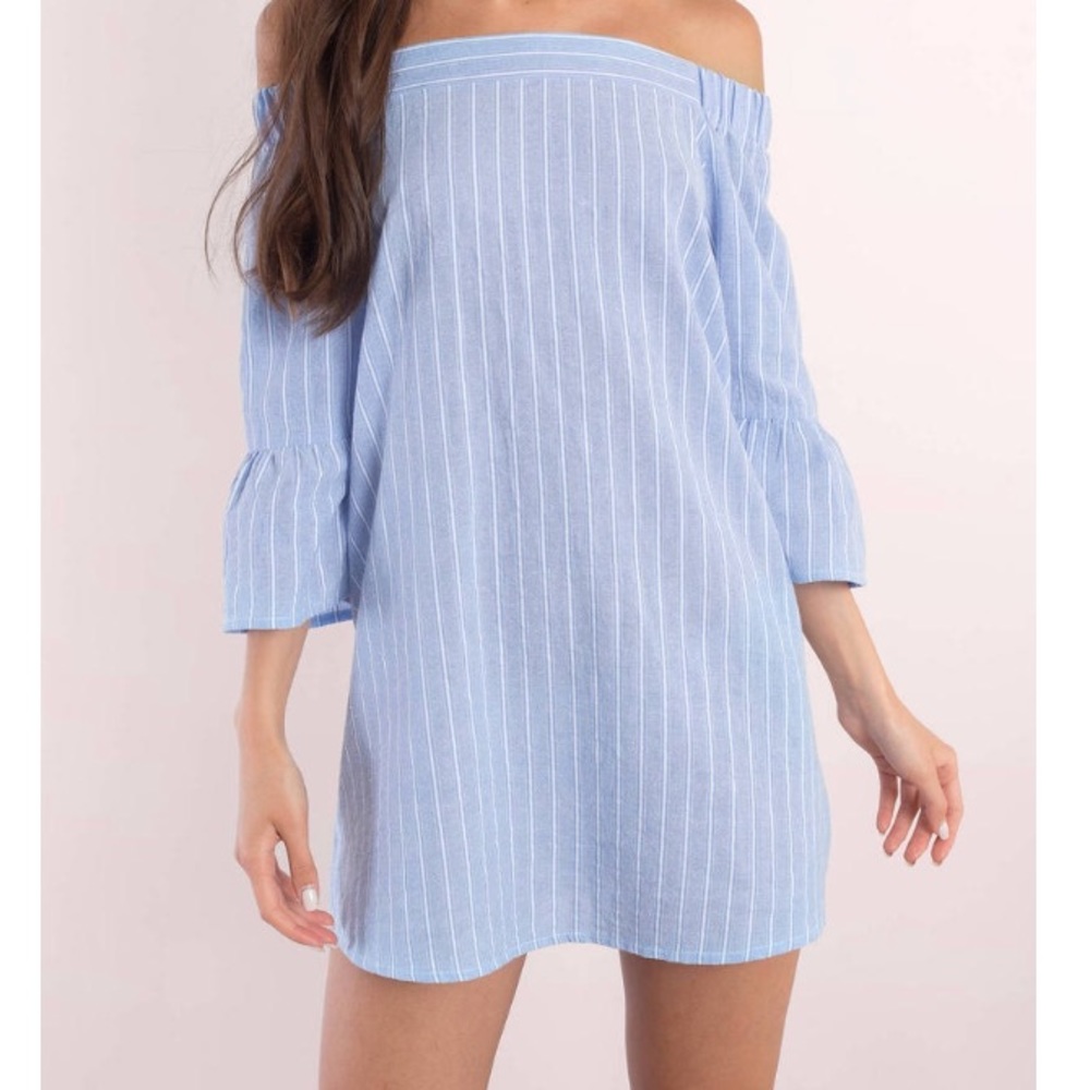 Striped Blue Dress